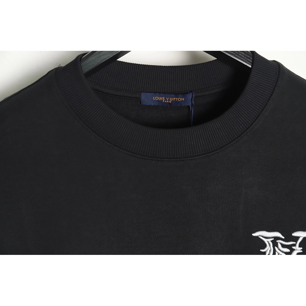 Louis Vuitton Cloud Lettering Embroidered Sweatshirt TSK1,Cheap Replica Reps Louis Vuitton