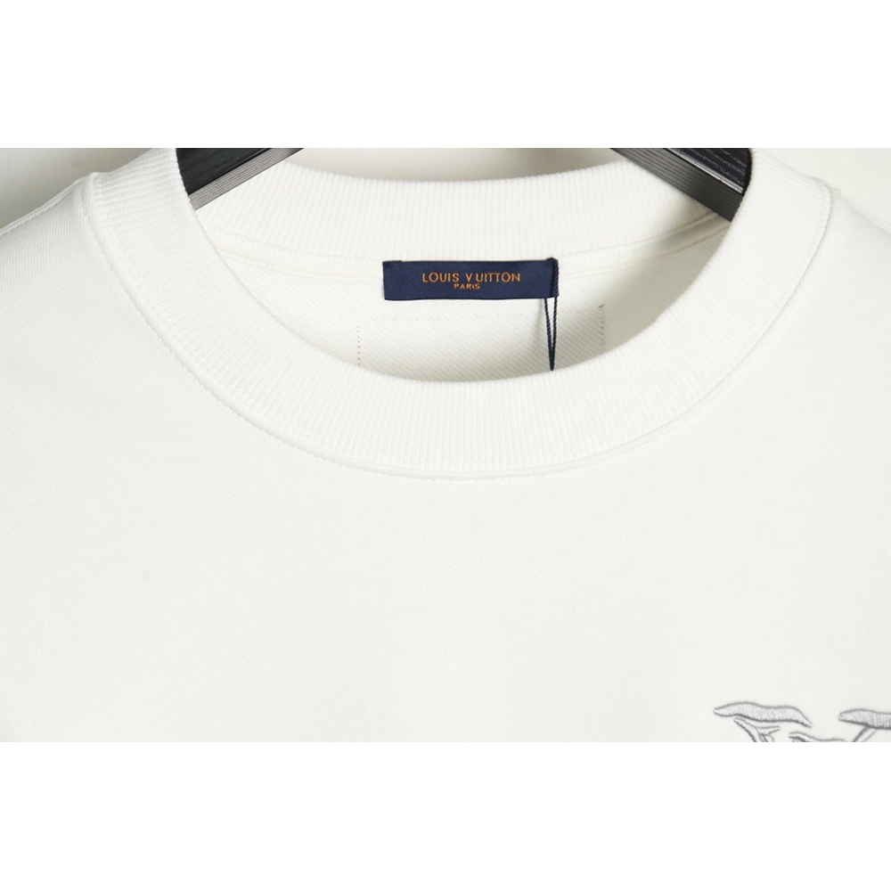 Louis Vuitton Cloud Lettering Embroidered Sweatshirt,Cheap Replica Reps Louis Vuitton