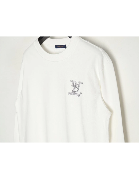 Louis Vuitton Cloud Lettering Embroidered Sweatshirt,Cheap Replica Reps Louis Vuitton