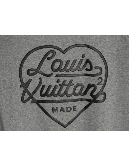 Louis Vuitton Nigo Collaboration 2.0 Heart Foam Sweatshirt,Cheap Replica Reps Louis Vuitton