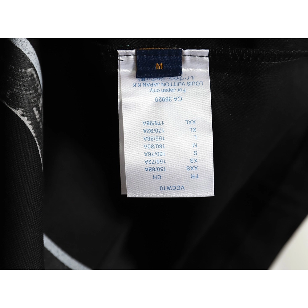 Louis Vuitton face sketch print short sleeves TSK1,Cheap Replica Reps Louis Vuitton