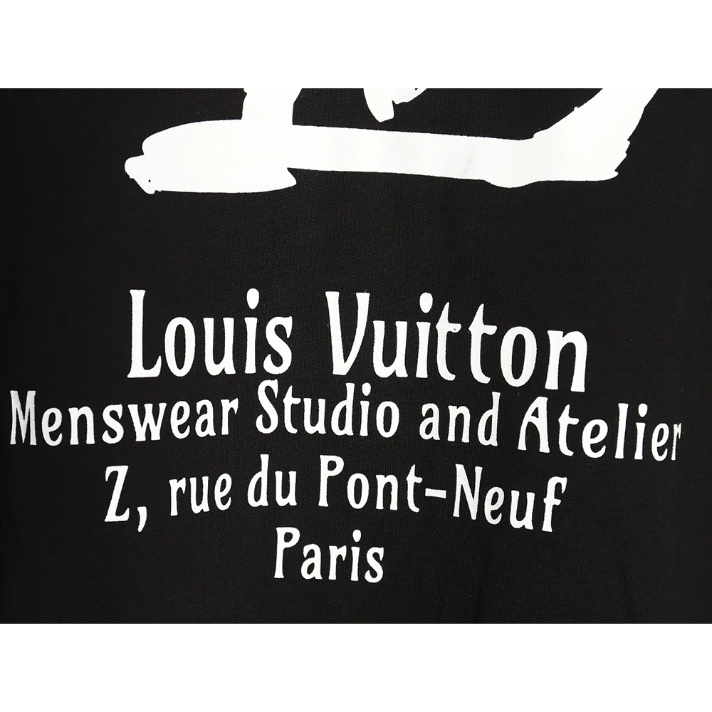 Louis vuitton limited edition slogan V letter sweatshirt TSK1,Cheap Replica Reps Louis Vuitton
