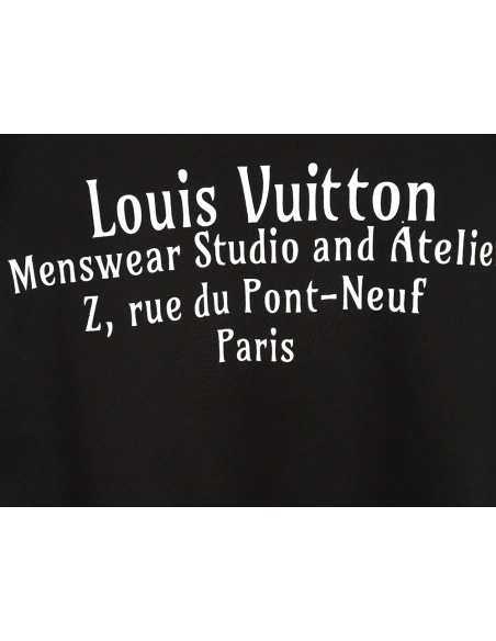 Louis vuitton limited edition slogan V letter sweatshirt TSK1,Cheap Replica Reps Louis Vuitton