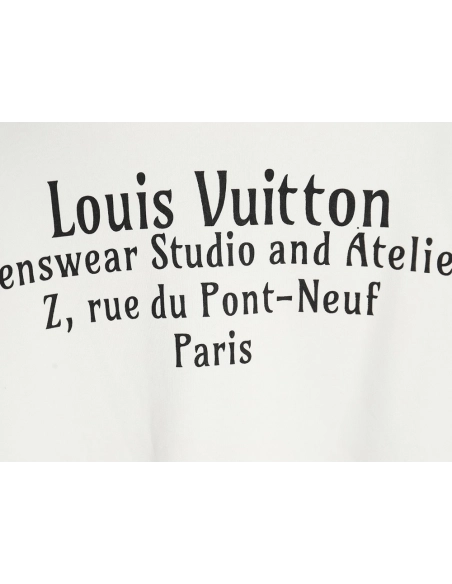 Louis vuitton limited edition slogan V letter sweatshirt,Cheap Replica Reps Louis Vuitton