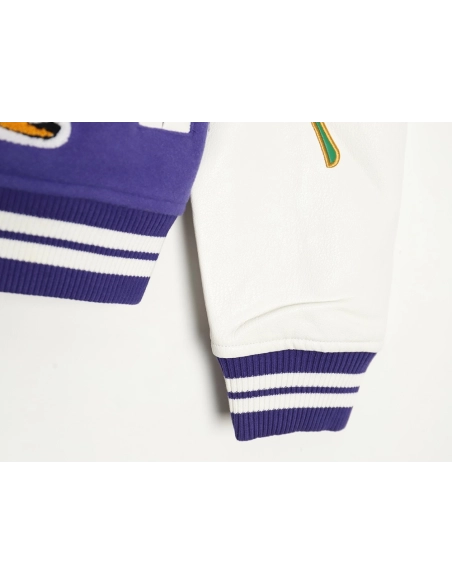 Louis vuitton baseball jacket with lettering logo TSK2,Cheap Replica Reps Louis Vuitton