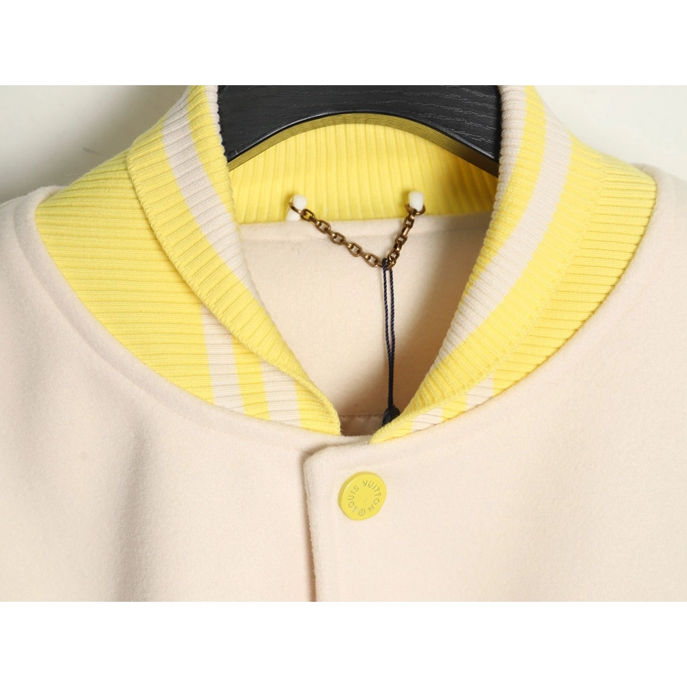 Louis vuitton baseball jacket with lettering logo TSK1,Cheap Replica Reps Louis Vuitton