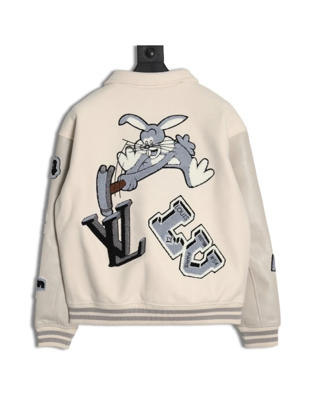 Louis vuitton baseball jacket with lettering logo,Cheap Replica Reps Louis Vuitton