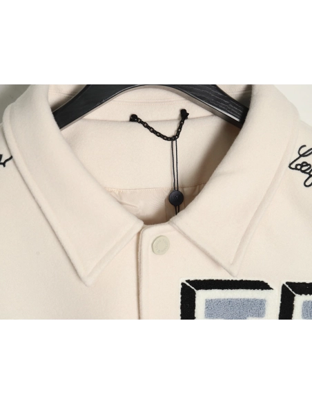Louis vuitton baseball jacket with lettering logo,Cheap Replica Reps Louis Vuitton
