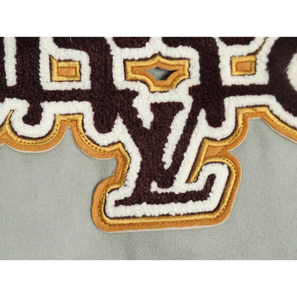 Louis vuitton devils eye geometric heavy embroidery baseball jacket,Cheap Replica Reps Louis Vuitton