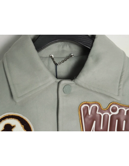 Louis vuitton devils eye geometric heavy embroidery baseball jacket,Cheap Replica Reps Louis Vuitton