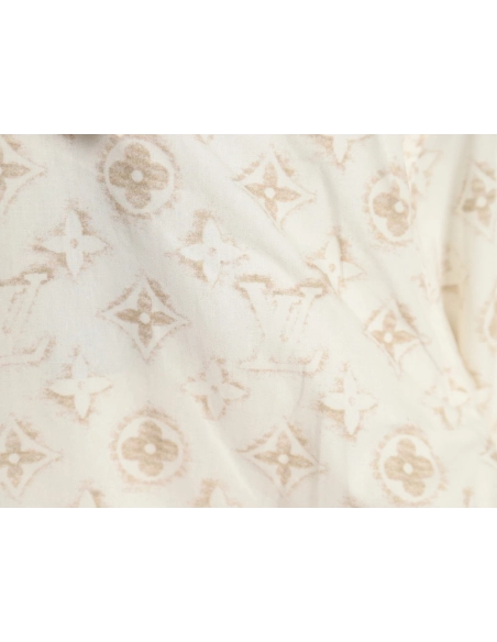 Louis Vuitton Gold Print Shirt SXL,Cheap Replica Reps Louis Vuitton