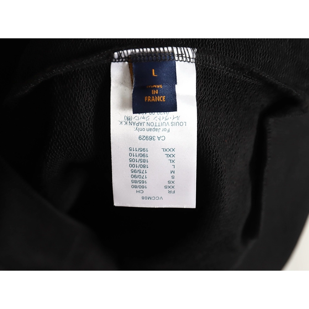 Louis Vuitton drawstring beaded hooded zipup sweatshirt,Cheap Replica Reps Louis Vuitton