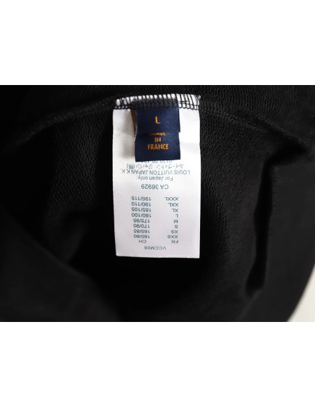 Louis Vuitton drawstring beaded hooded zipup sweatshirt,Cheap Replica Reps Louis Vuitton