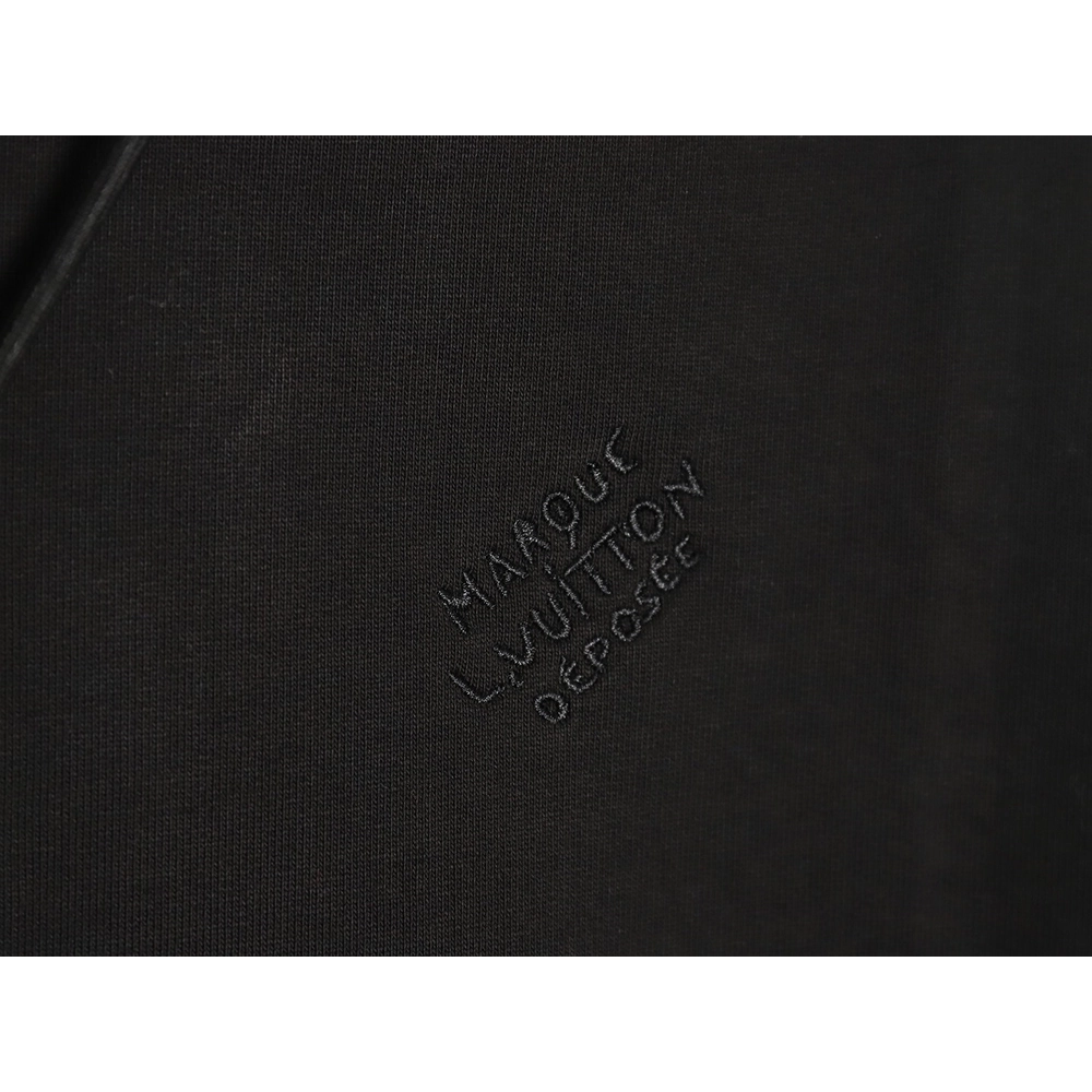 Louis Vuitton drawstring beaded hooded zipup sweatshirt,Cheap Replica Reps Louis Vuitton