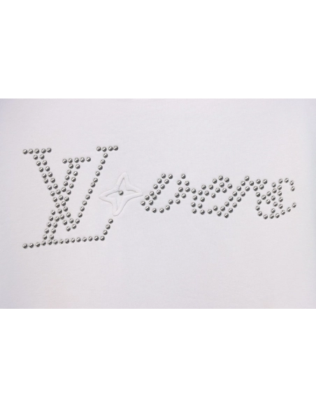 Louis Vuitton longsleeved sweatshirt with metal studs TSK1,Cheap Replica Reps Louis Vuitton