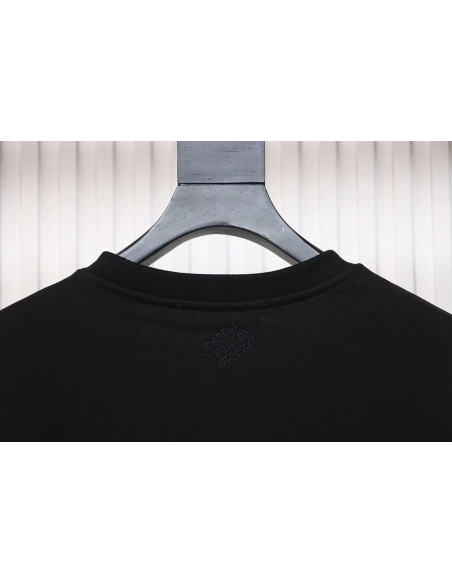 Louis Vuitton longsleeved sweatshirt with metal studs,Cheap Replica Reps Louis Vuitton