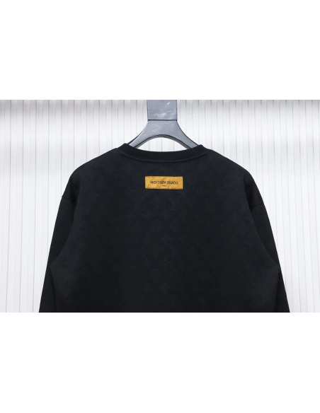 Louis Vuitton Checkerboard Crew Neck Sweatshirt,Cheap Replica Reps Louis Vuitton