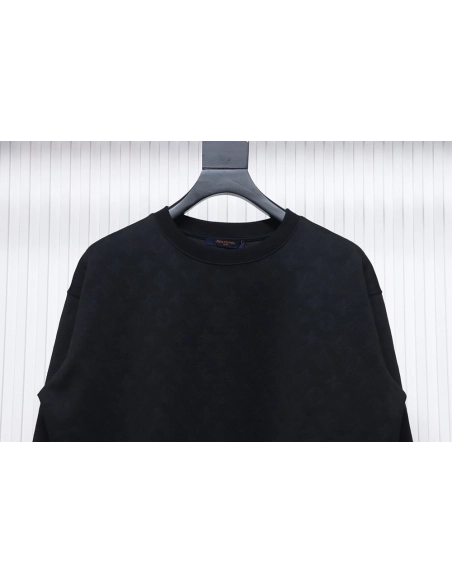 Louis Vuitton Checkerboard Crew Neck Sweatshirt,Cheap Replica Reps Louis Vuitton