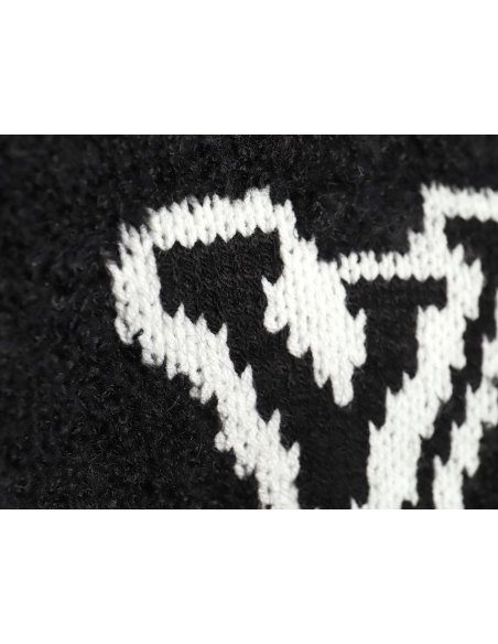 Louis Vuitton Logo Knit Crewneck Sweater TSK1,Cheap Replica Reps Louis Vuitton