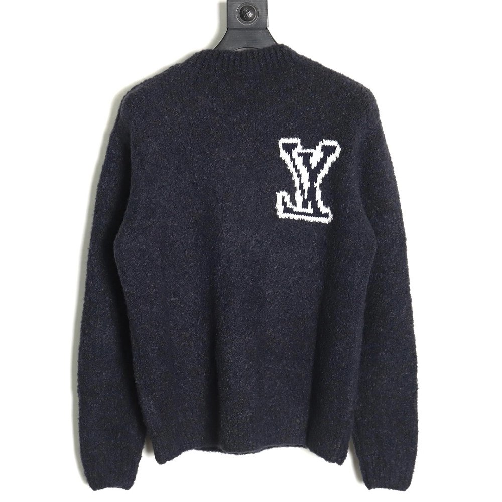 Louis Vuitton Logo Knit Crewneck Sweater,Cheap Replica Reps Louis Vuitton