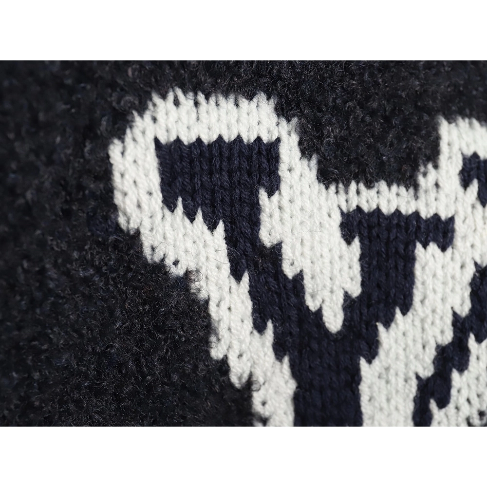 Louis Vuitton Logo Knit Crewneck Sweater,Cheap Replica Reps Louis Vuitton