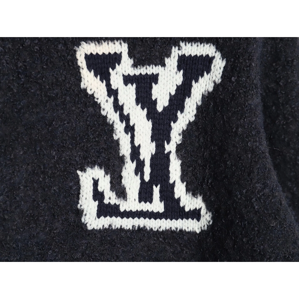 Louis Vuitton Logo Knit Crewneck Sweater,Cheap Replica Reps Louis Vuitton
