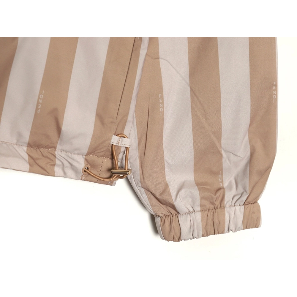 Fendi allover print reversible standup collar jacket SXL,Cheap Replica Reps Fendi