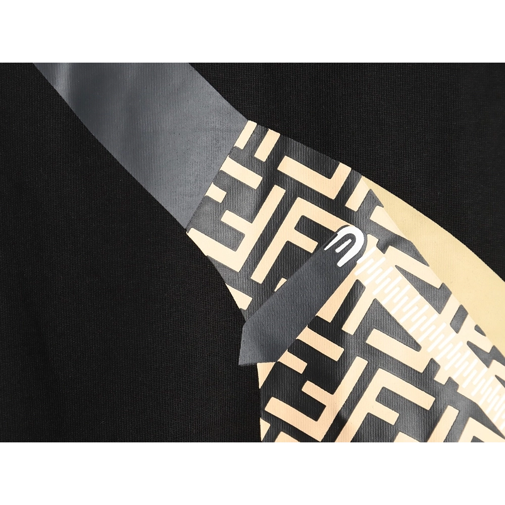 Fendi chest bag print short sleeve TSK1,Cheap Replica Reps Fendi