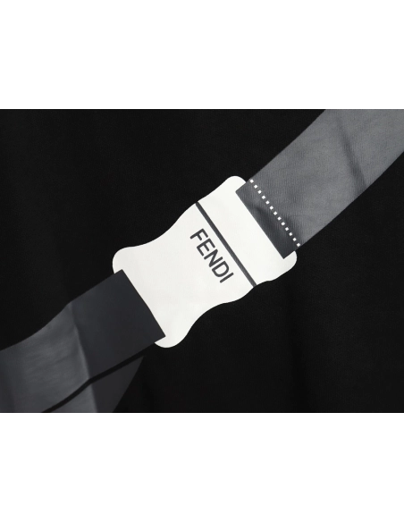 Fendi chest bag print short sleeve TSK1,Cheap Replica Reps Fendi