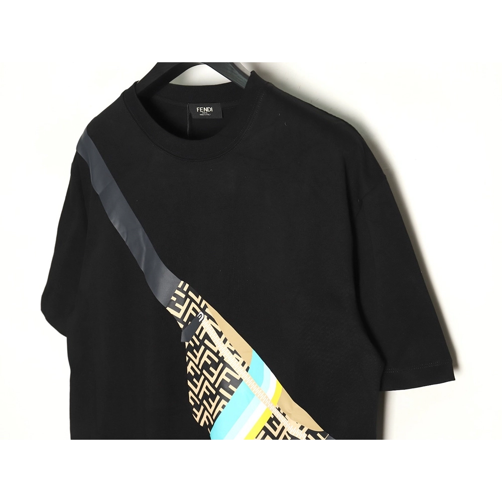 Fendi chest bag print short sleeve TSK1,Cheap Replica Reps Fendi