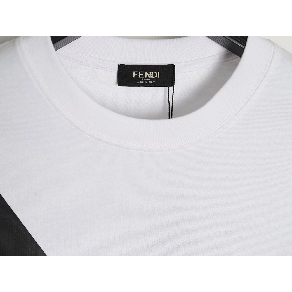 Fendi chest bag print short sleeve,Cheap Replica Reps Fendi