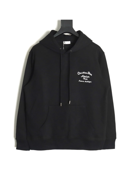 Dior embroidered hoodie TSK1,Cheap Replica Reps Dior