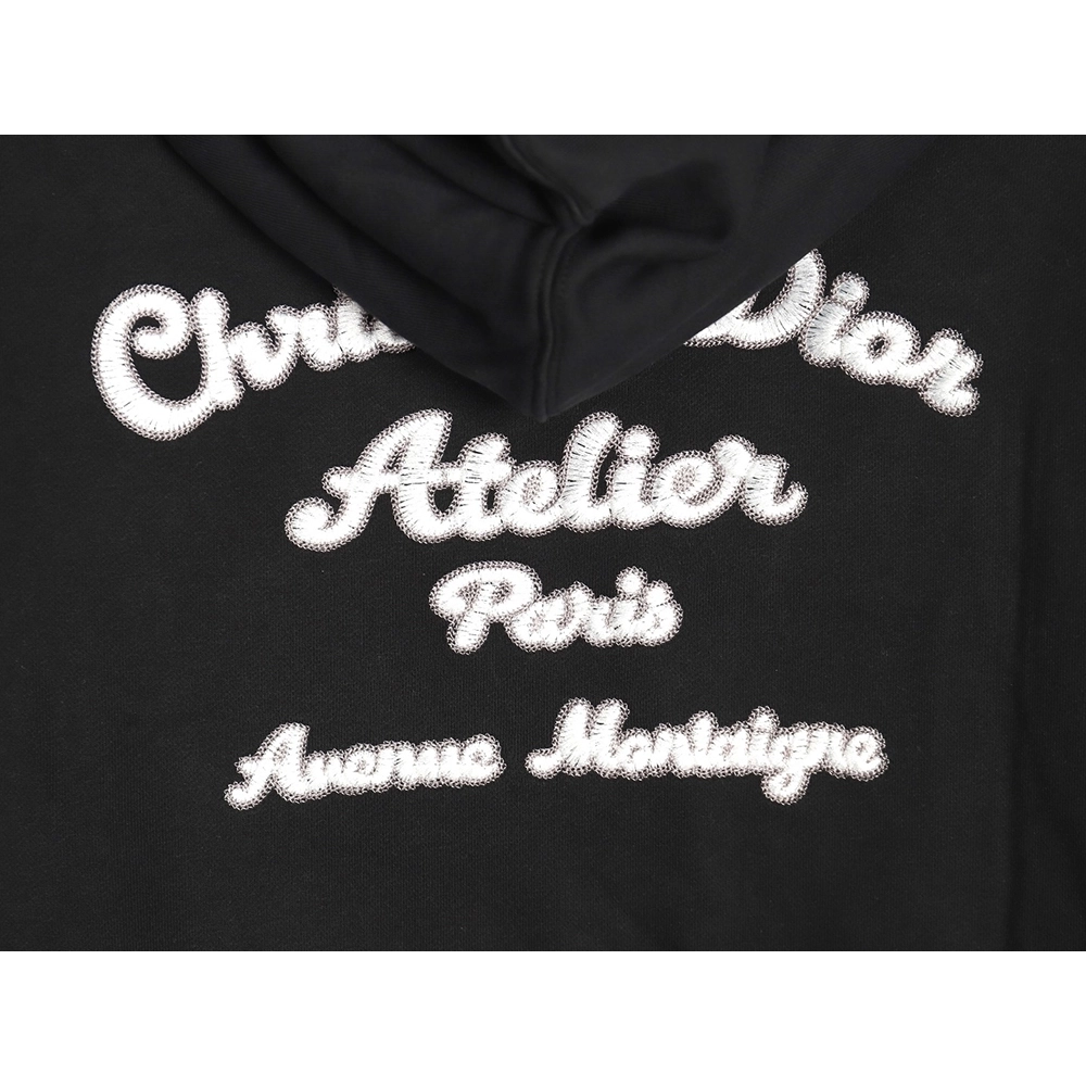 Dior embroidered hoodie TSK1,Cheap Replica Reps Dior