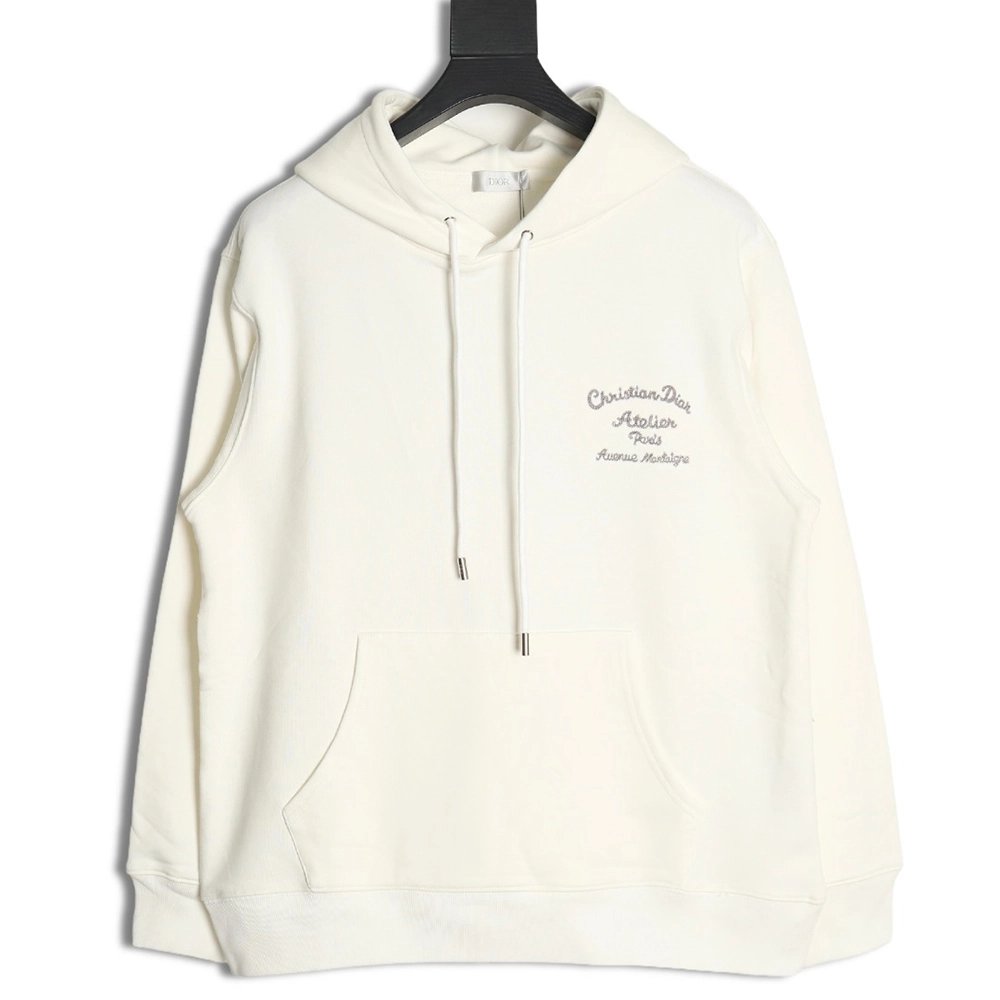 Dior embroidered hoodie,Cheap Replica Reps Dior