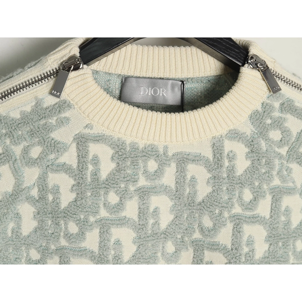 Dior all over print zip up sweater,Cheap Replica Reps Dior