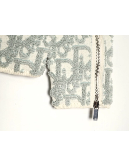 Dior all over print zip up sweater,Cheap Replica Reps Dior
