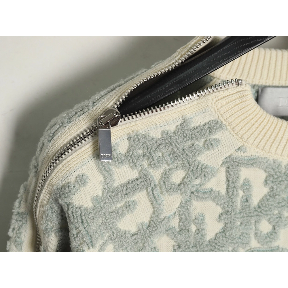 Dior all over print zip up sweater,Cheap Replica Reps Dior