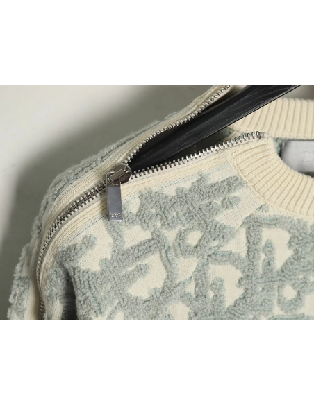 Dior all over print zip up sweater,Cheap Replica Reps Dior