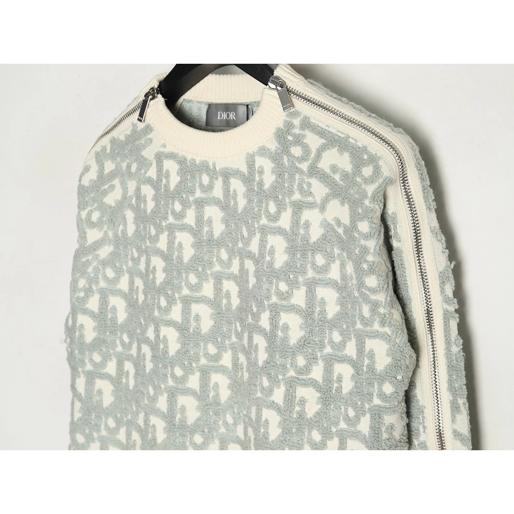 Dior all over print zip up sweater,Cheap Replica Reps Dior