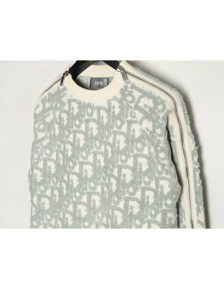 Dior all over print zip up sweater,Cheap Replica Reps Dior