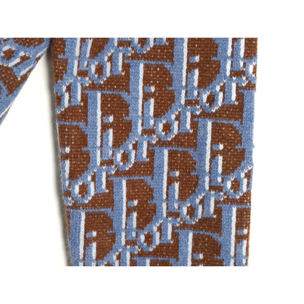 Dior monogram jacquard crew neck sweater TSK1,Cheap Replica Reps Dior