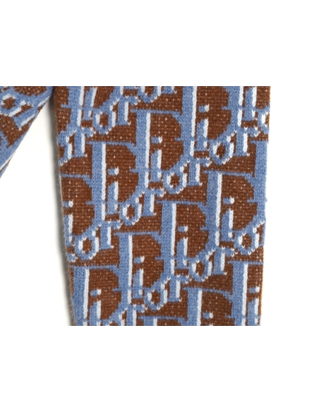 Dior monogram jacquard crew neck sweater TSK1,Cheap Replica Reps Dior