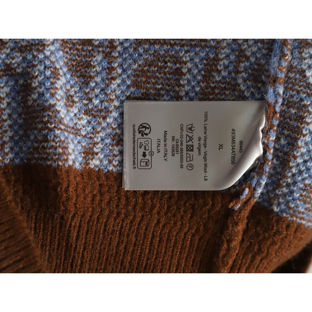 Dior monogram jacquard crew neck sweater TSK1,Cheap Replica Reps Dior