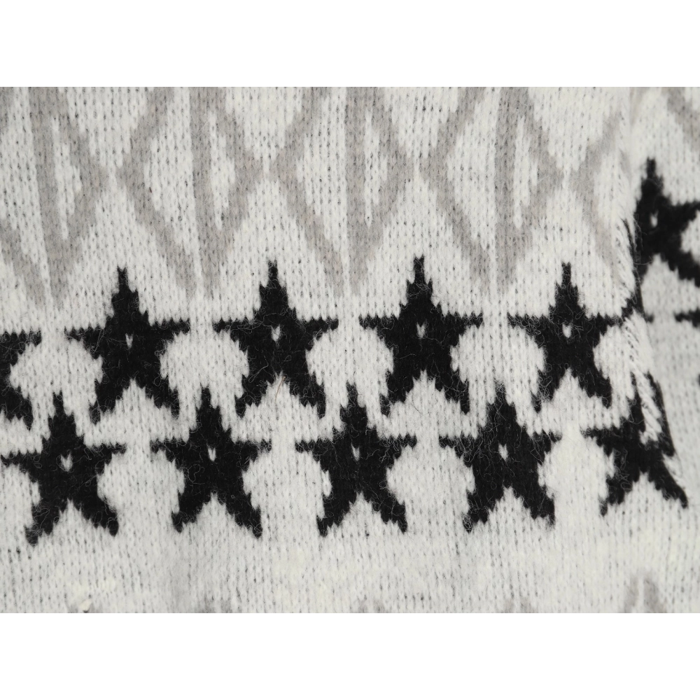 Dior all over star print wool crew neck sweater,Cheap Replica Reps Dior