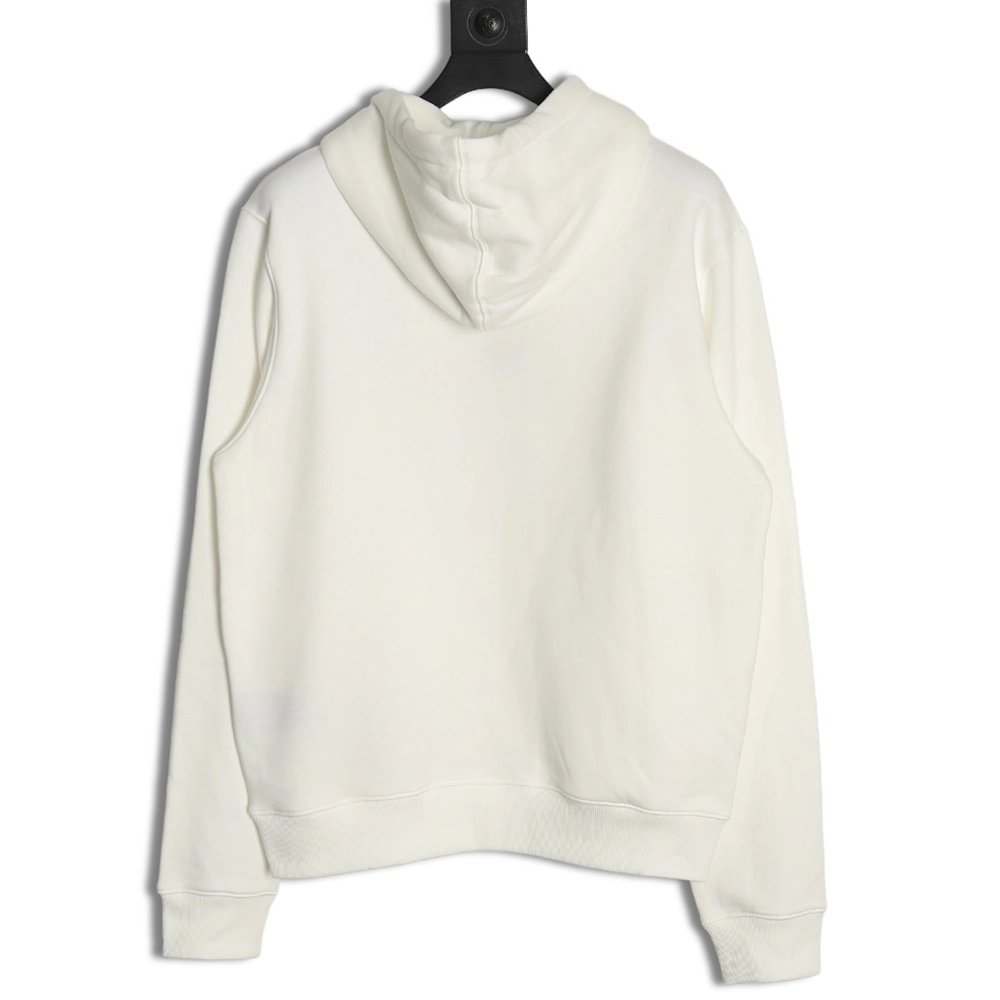 Dior CD monogram embroidered fleece hoodie,Cheap Replica Reps Dior