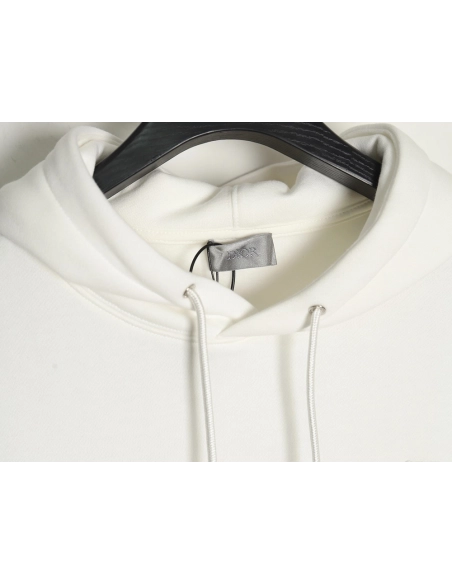 Dior CD monogram embroidered fleece hoodie,Cheap Replica Reps Dior