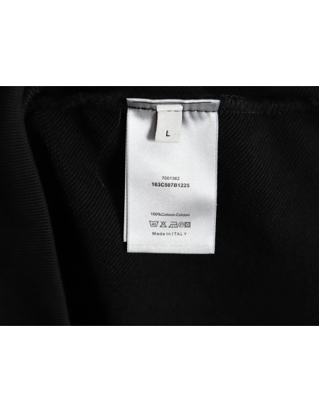 Dior crew neck sweatshirt with front and back slogan embroidery,Cheap Replica Reps Dior