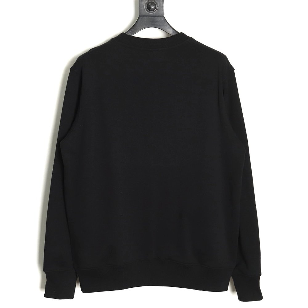 Dior round neck sweatshirt with block letter embroidery,Cheap Replica Reps Dior