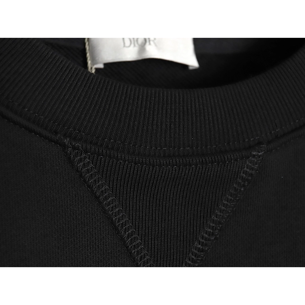 Dior safety pin embroidered crew neck sweatshirt,Cheap Replica Reps Dior