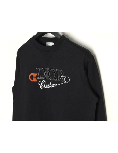 Dior safety pin embroidered crew neck sweatshirt,Cheap Replica Reps Dior